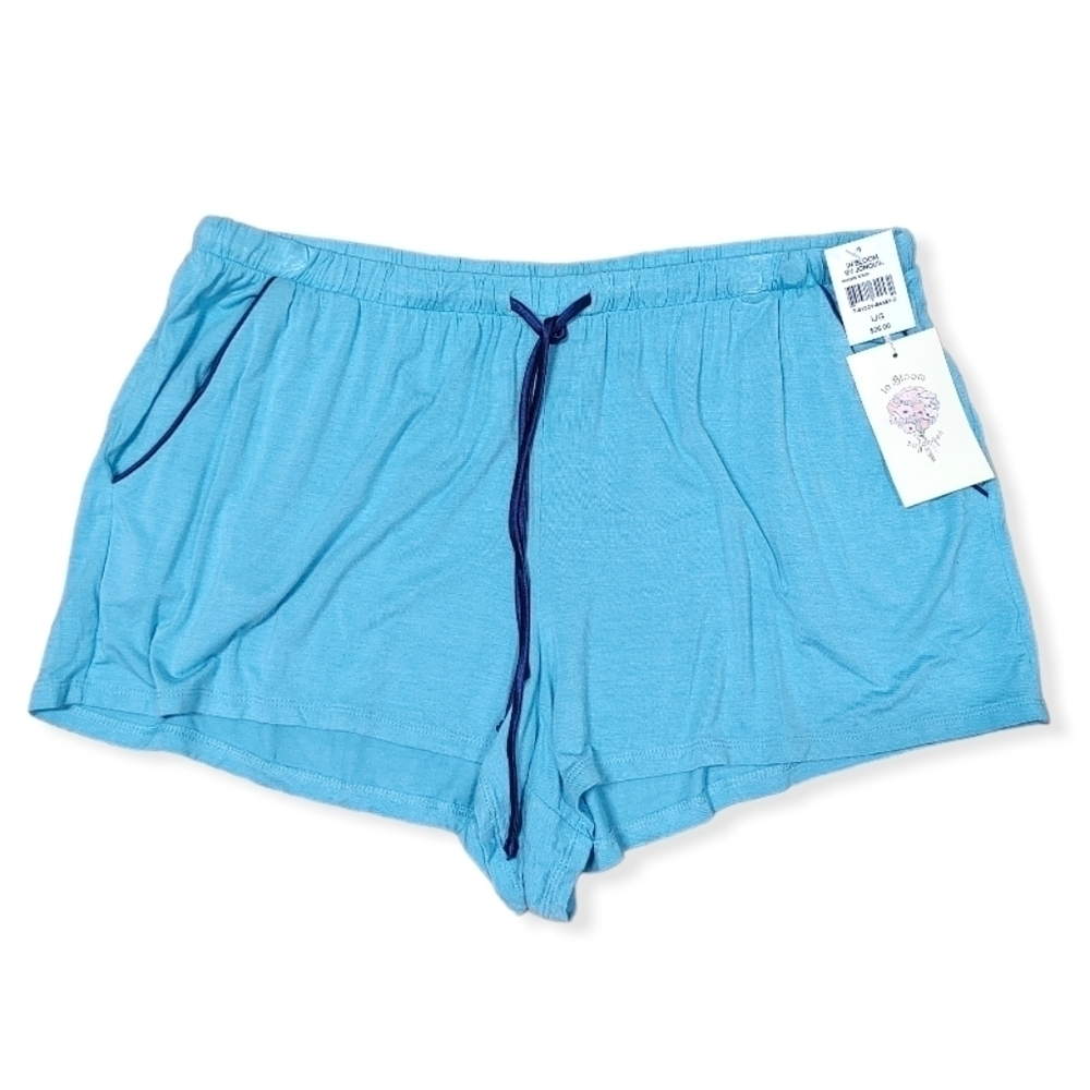 In Bloom by Jonquil Blue Sleep Shorts Size Large
